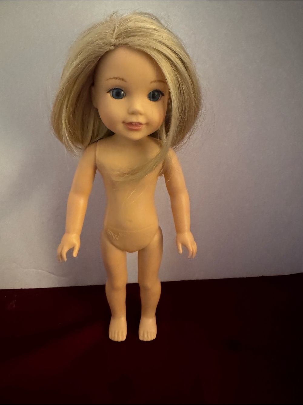 American Girl WellieWishers "Camille" Doll, Straight Blonde Hair Blue Eyes 14.5